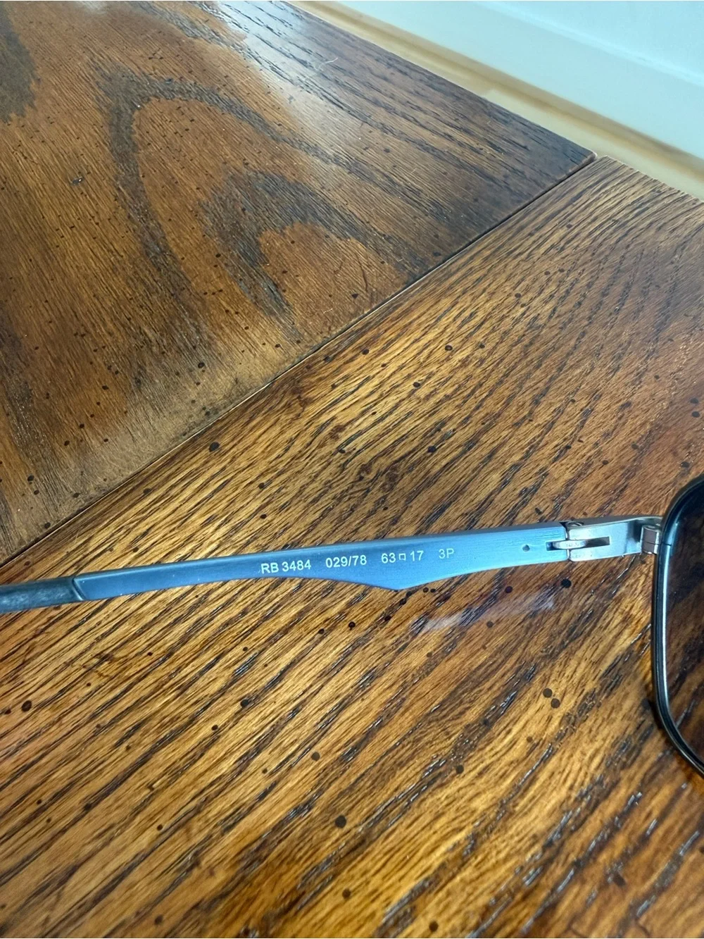 Ray-Ban Silver Frame Sunglasses with Gradient Brown Lenses